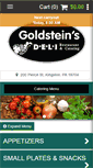 Mobile Screenshot of goldsteinsdeli.com